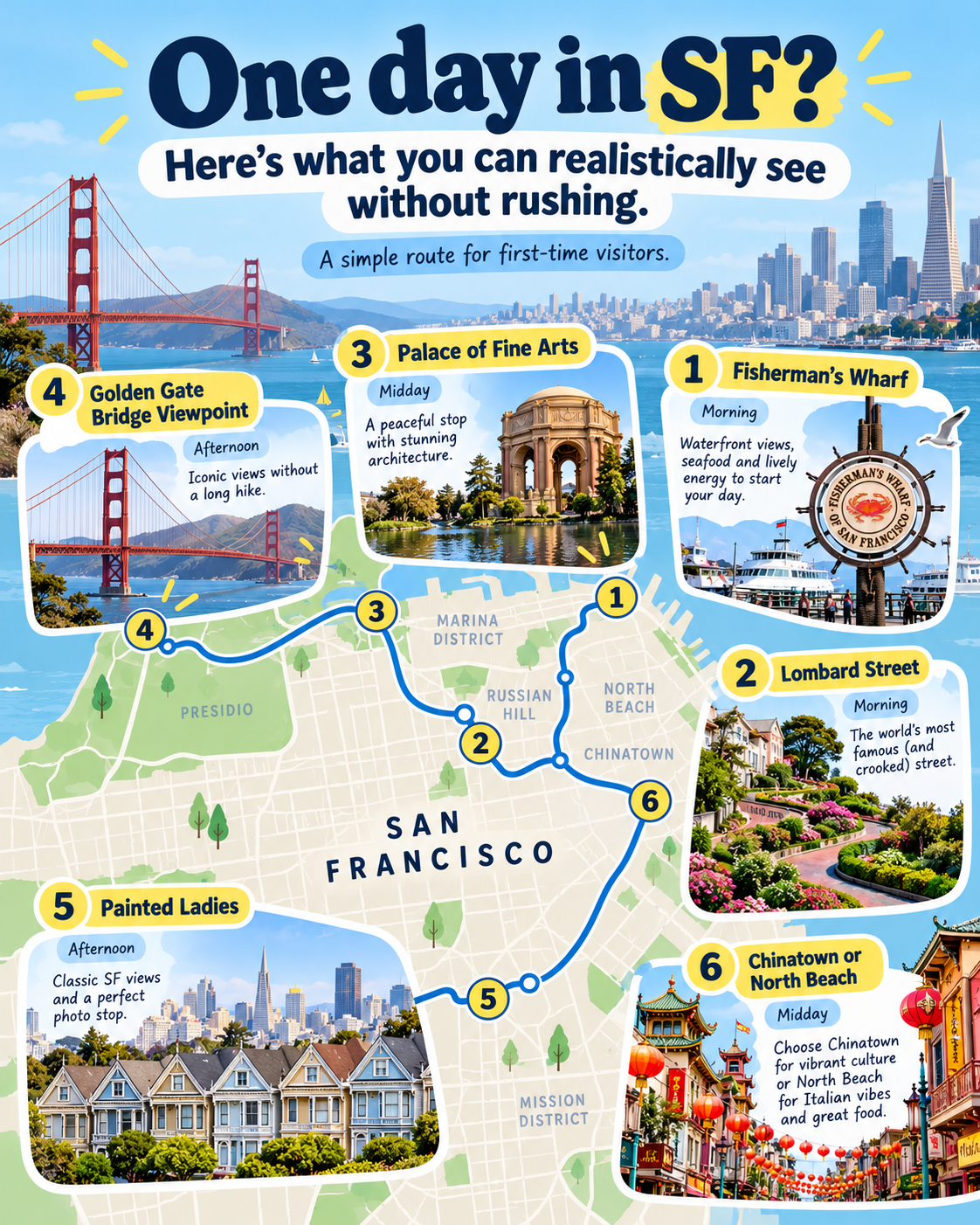 1-day SF itinerary